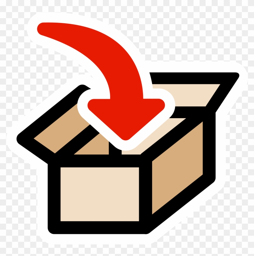 Keep - Caja Con Flecha Png #1287893