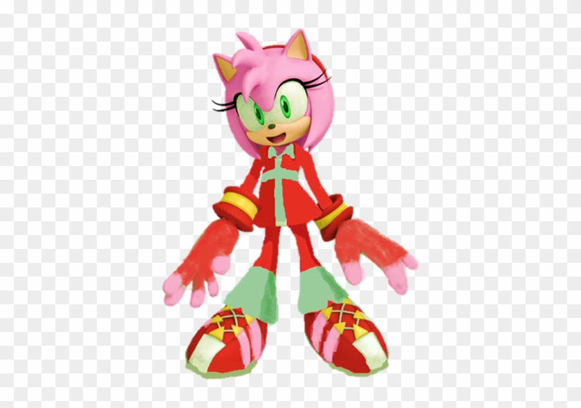 9029561 3 1 Amy Rose With New Sweet Riders Outfit By - Amy Sonic Free Riders #1287938
