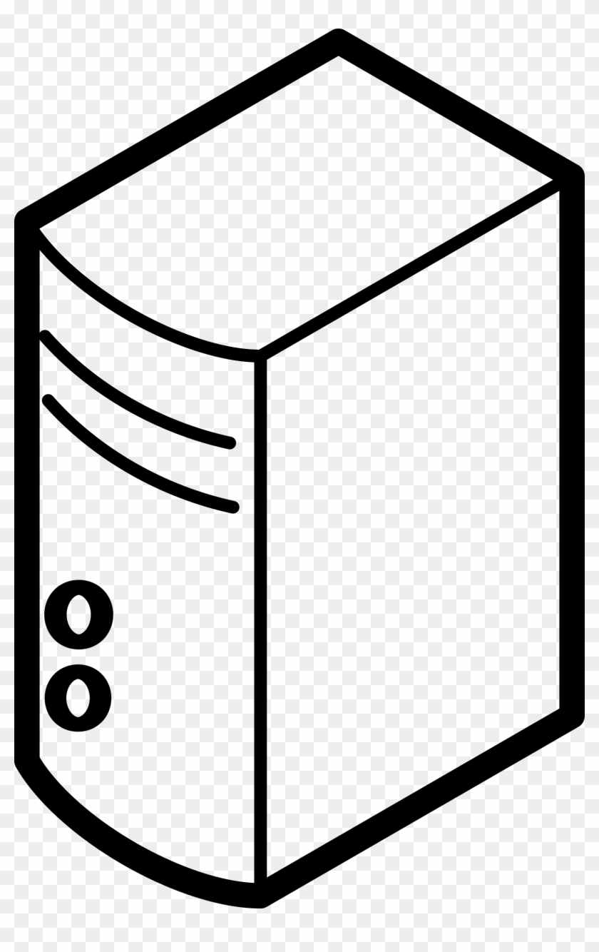 Server Clipart Clip Art - Server Black And White #1287974