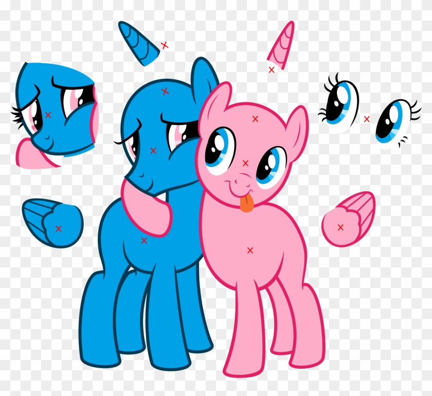 Two Pony Hug By Crasydwarf - Mlp Two Ponies Hugging #1288000