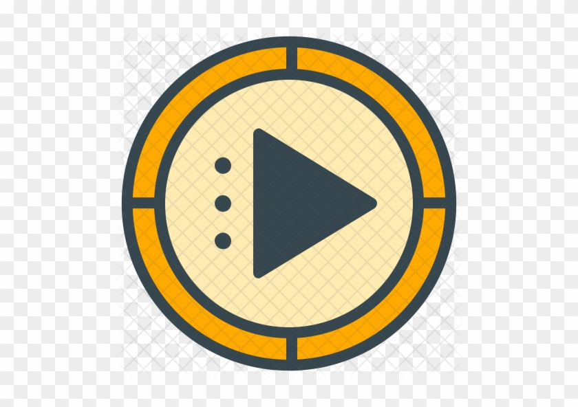 Video Player Icon - Circle #1288165