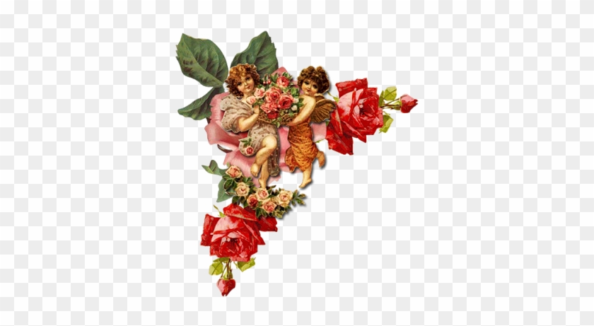 Винтажные Уголки 1 - Der Vintage Viktorianische Tag Des Valentines, Karte #1288313