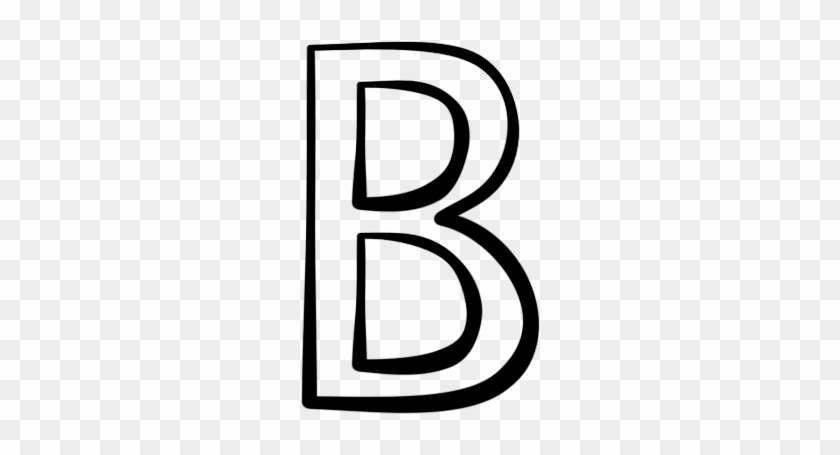 114559 Magic Marker Icon Alphanumeric Letter Bb - Bubble Letter Capital B #1289157