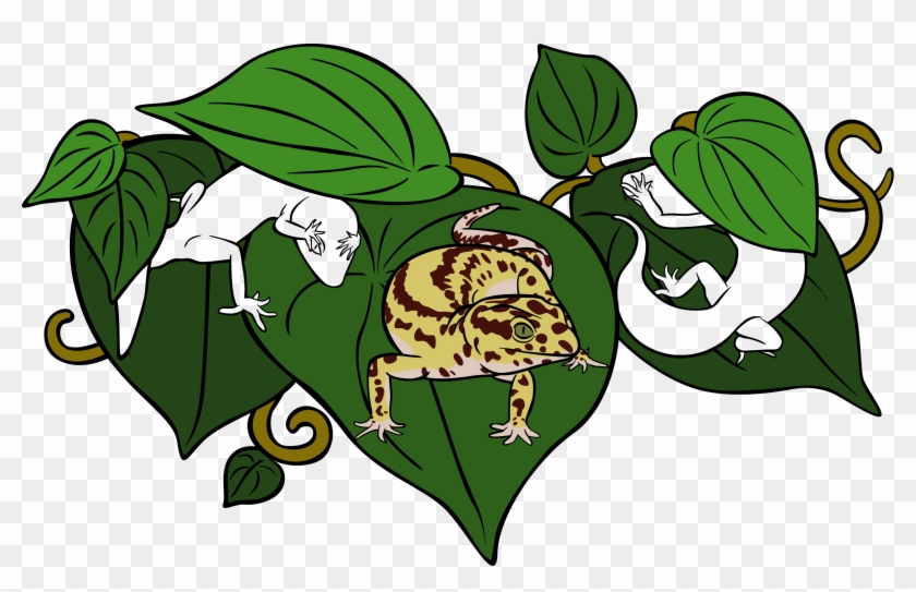 Leopard Gecko Clipart Cartoon - Gecko #1289458