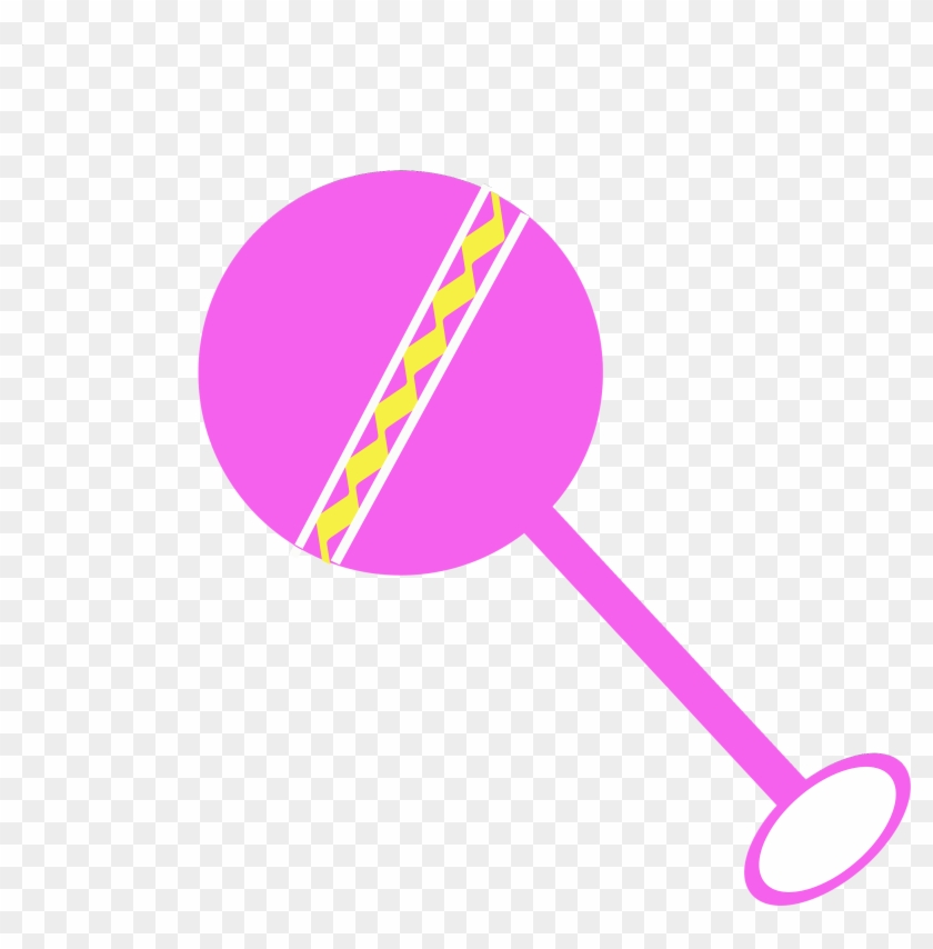 Free Baby Shower Clipart Cute Rattle - Transparent Baby Rattle #1289485