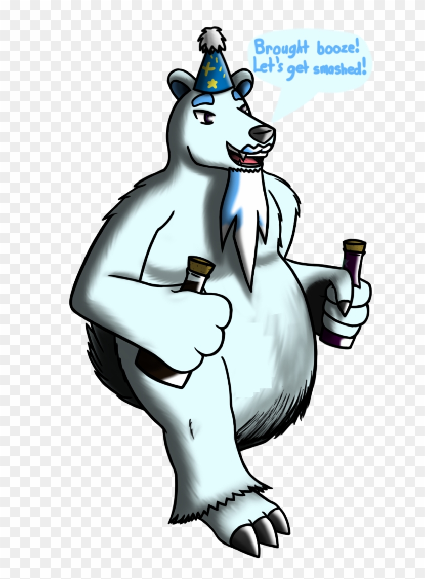 Party Beartic By Flightyspirit On Deviantart - Clip Art #1289938