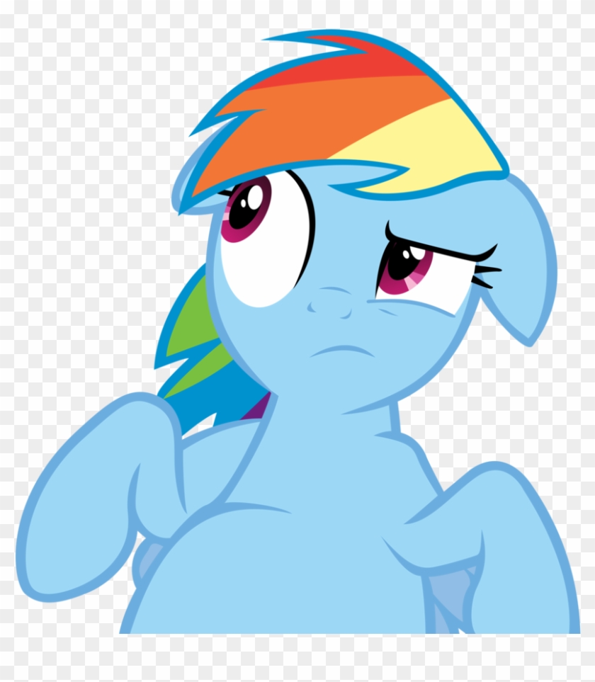 I Don't Have Any Issues With Applejack By Richhap - Mlp Fat Rainbow Dash #1291002