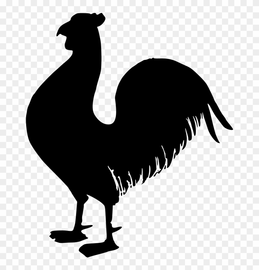 Silueta Pollo Png #1291070