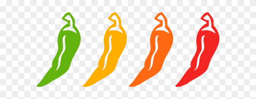 Pepper Clipart Mild Chili - Mild Medium Hot #1291268