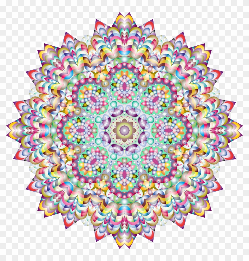 This Free Icons Png Design Of Prismatic Hypnotic Mandala - Neural Network Clip Art #1291554