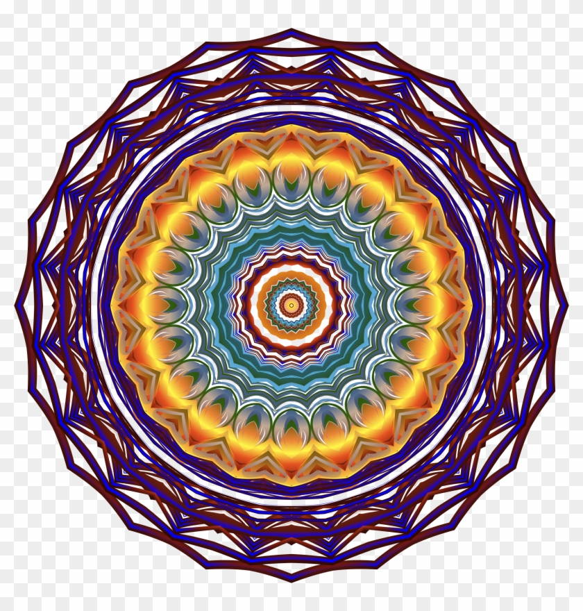 This Free Icons Png Design Of Prismatic Mandala Line - Mandala #1291562