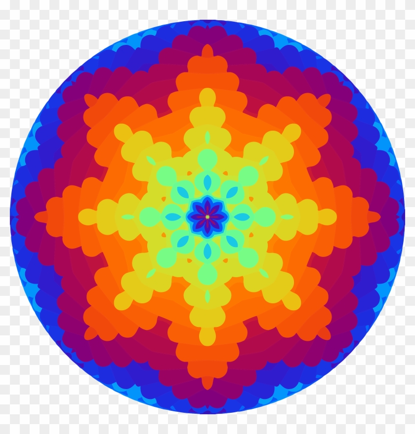 This Free Icons Png Design Of Colourful Mandala 6 - Mandala #1291596
