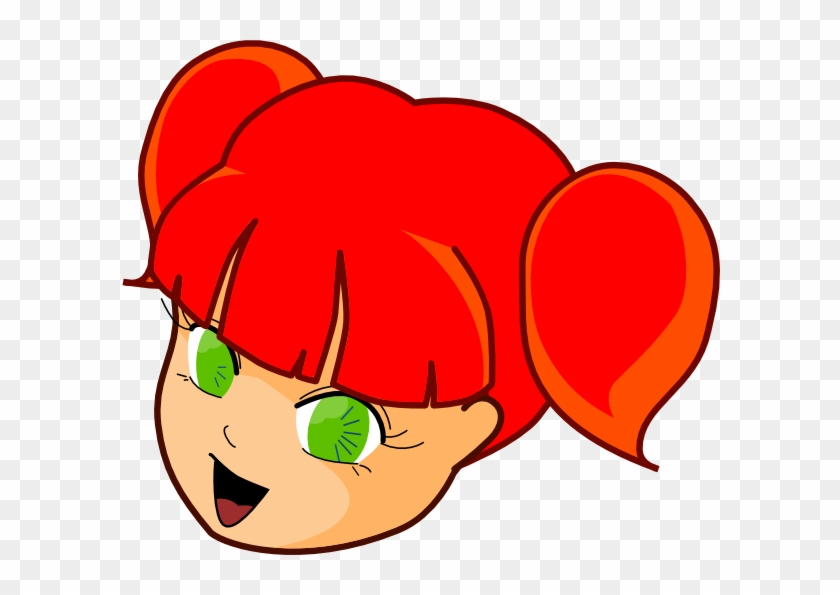 Red Hair Girl Clip Art At Clker - Girl Clipart With Red Hair #1291874