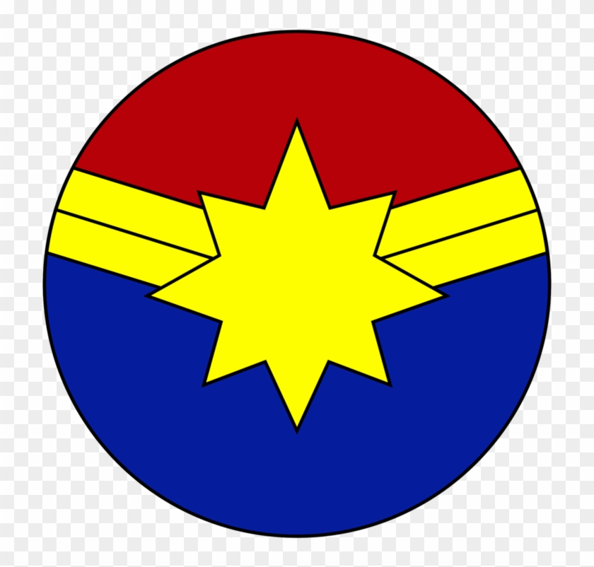 Carol Danvers Captain Marvel Captain America Marvel - Simbolo Do Capitao Marvel #1292253