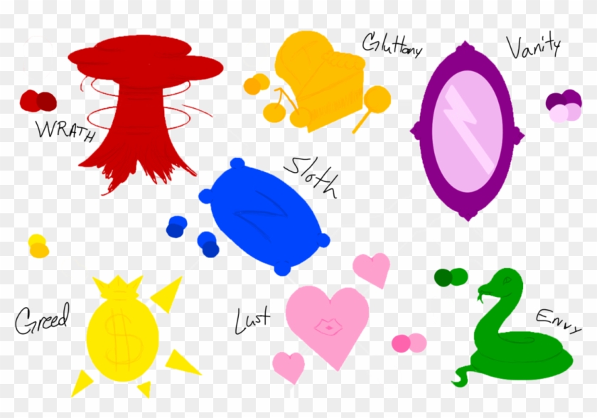 Seven Sins Cutie Mark By Cardinal-sins - Seven Deadly Sins Mark #1292324