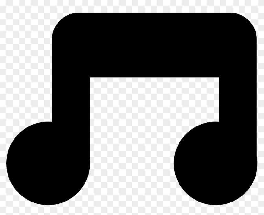 Connected Musical Note Thick Outline Comments - Thick Music #1292442