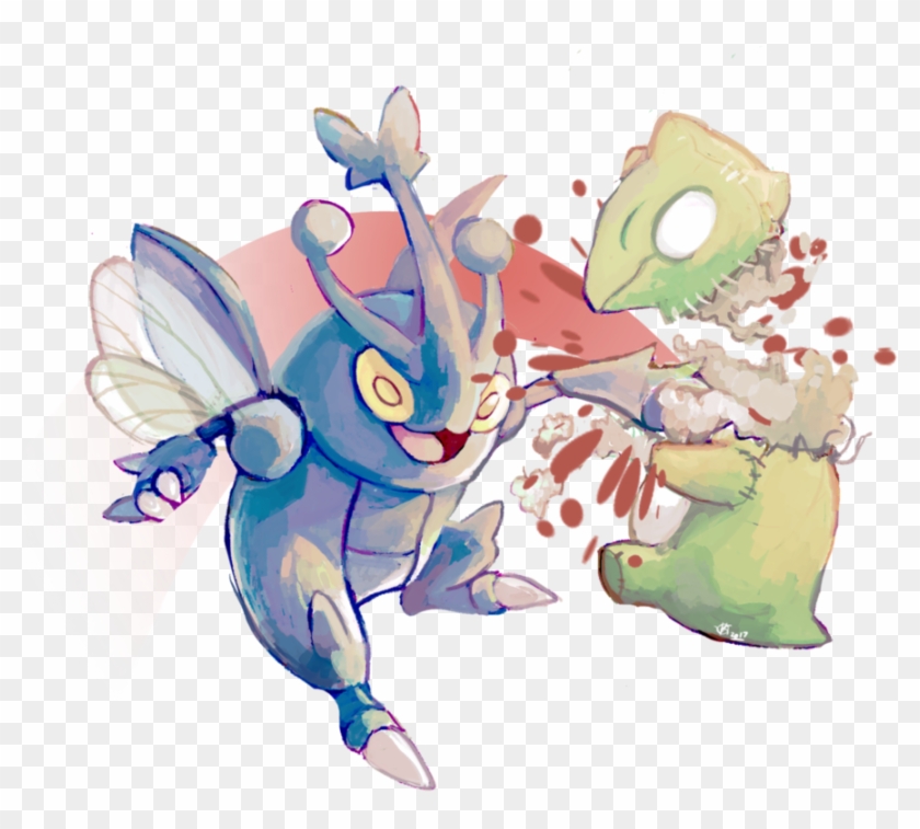 Heracross Used Close Combat By Kayveedee - Cartoon #1292624