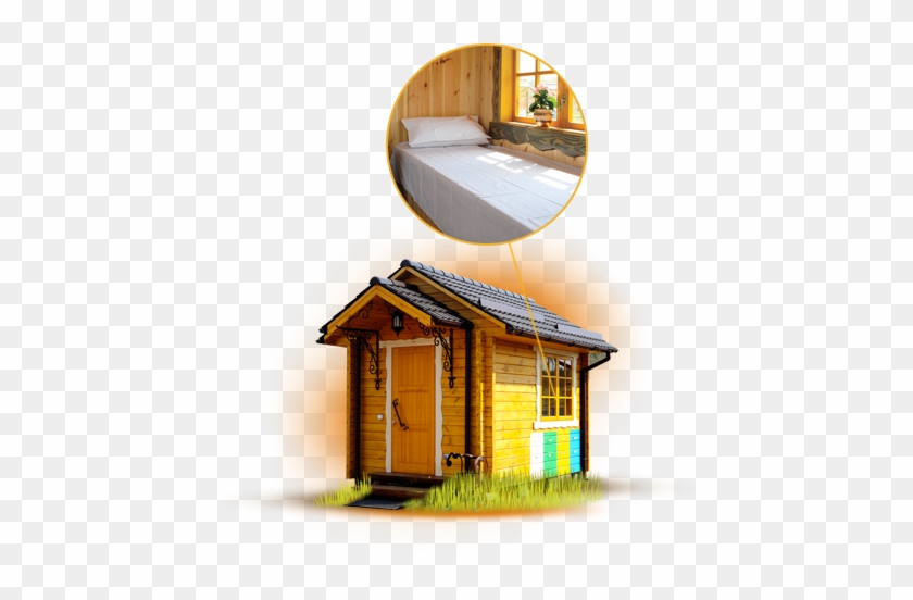 Beehive Home With Beds Inside And Outside - Beekeeping #1292631