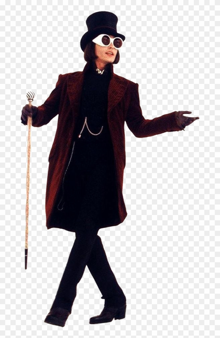 As Well As The "w" And "ww" On Two Of The Patches, - Johnny Depp Willy Wonka #1293216