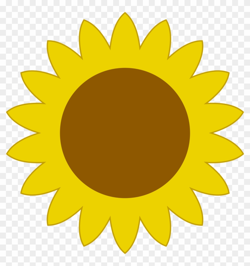 Simple Clipart Sunflower - Air Bp Brasil Ltda #1293476