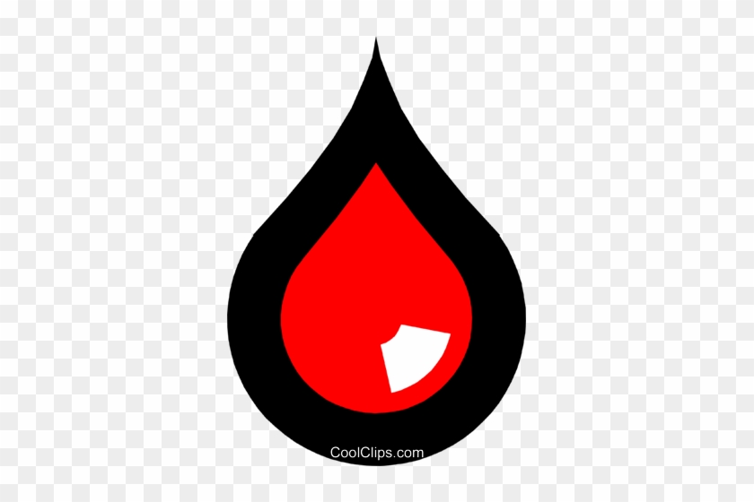 Symbol Of A Drop Of Blood Royalty Free Vector Clip - Vetor Gota De Sangue Png #1294279