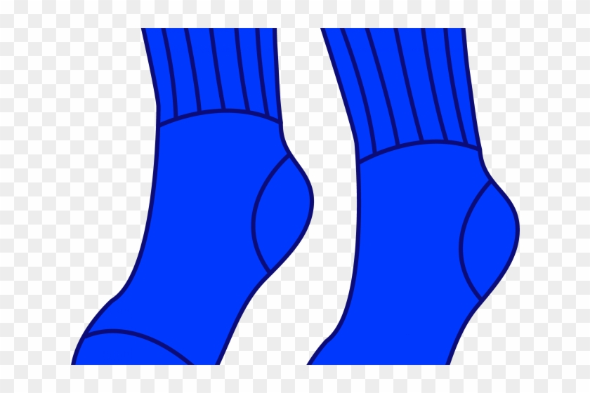 Socks Clipart Blue Slipper - Socks Clipart Blue Slipper #1294429