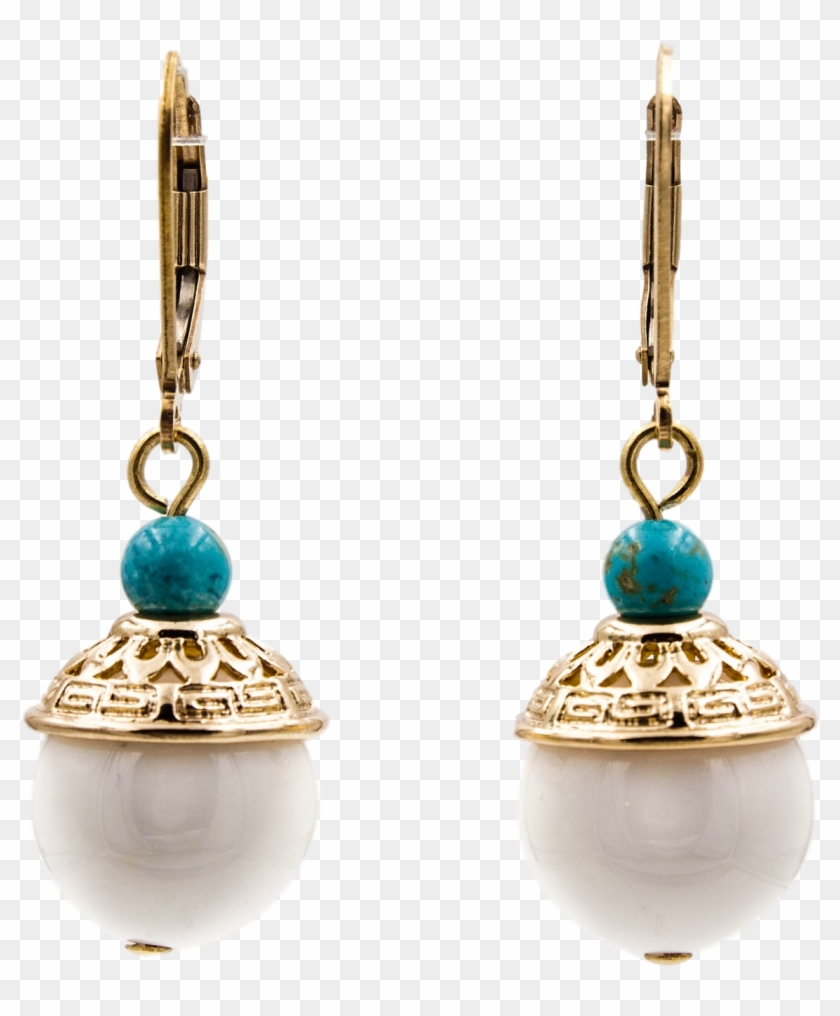 Yunboutique Gold Filled Semi Precious Gemstone Earrings, #1294979