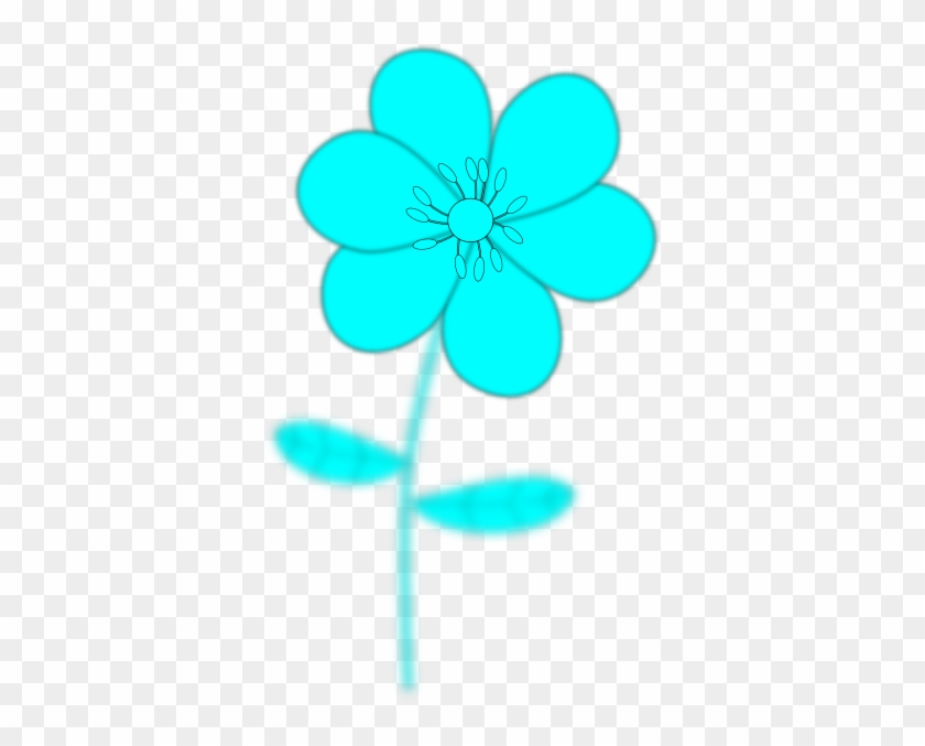 Petal Clipart Aqua - Clip Art #1295226