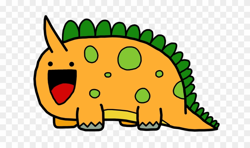 Easy Cute Dinosaur Drawing - Cute Dinosaur #1295355