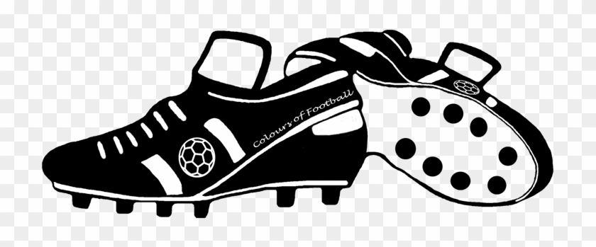 Wall Decal Sticker Football T-shirt Clip Art - Foot Ball Boots Drawing #1295468