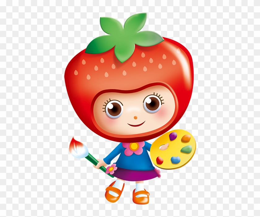 Strawberry Sister Front - Clip Art #1295766