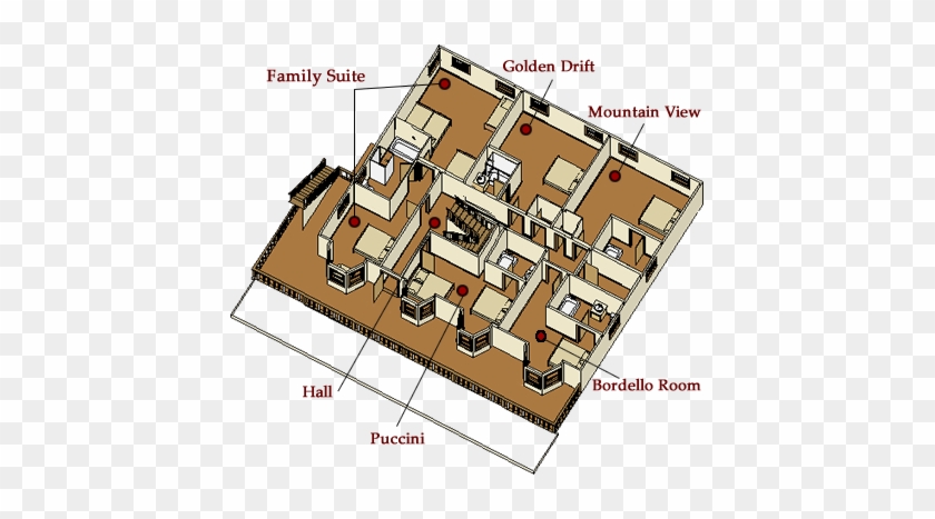 Floor Plan Second Floor - Floor Plan #1295772