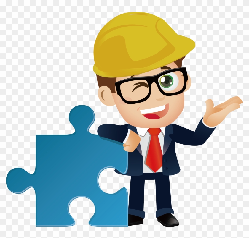 Architectural Engineering Euclidean Vector Construction - Material Engineer Cartoon #1295824