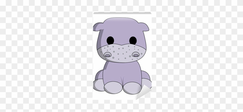 Zazzle Niedliches Babyflusspferd-cartoon-kinderzimmer #1295940