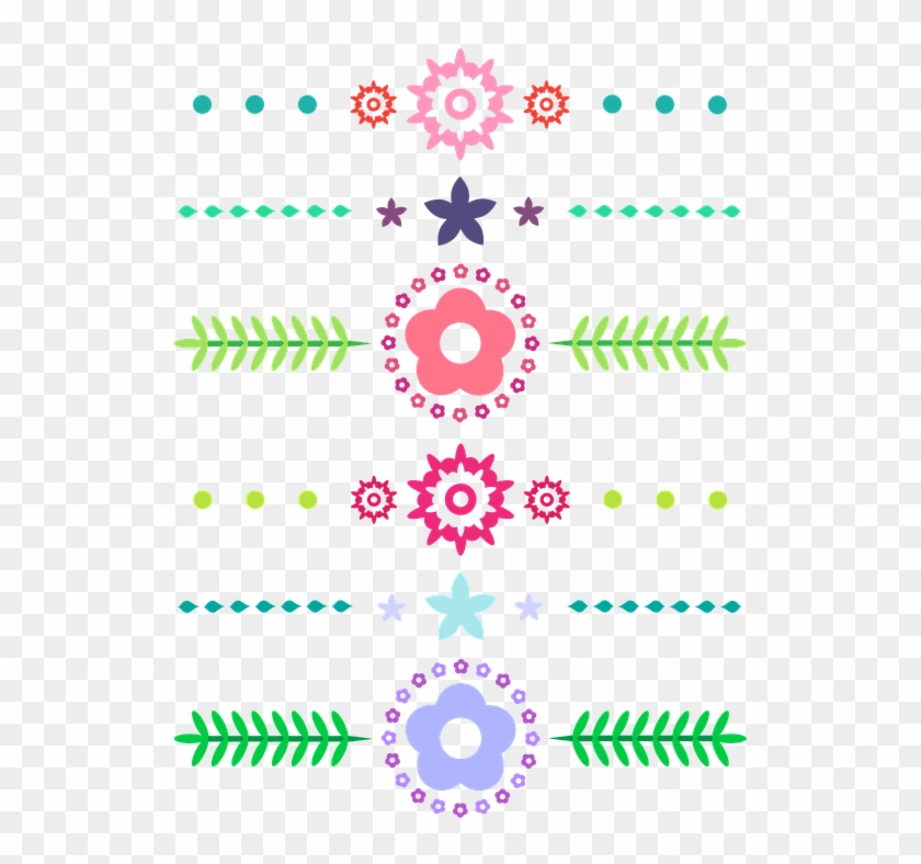 Colorful Page Border Designs 4, Buy Clip Art - Circle #1296185