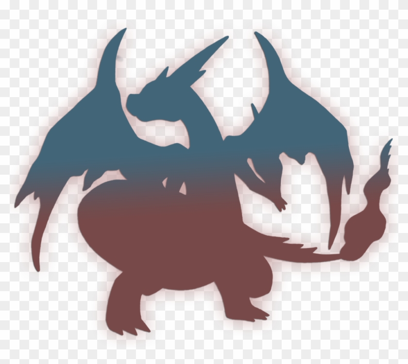 Mega Charizard Render By Lloyd77 On Deviantart - Blue And Black Charizard #1296293