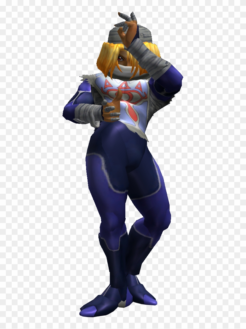 Shiek Gamecube Render By Connorrentz On Deviantart - High Res Melee Renders #1296379