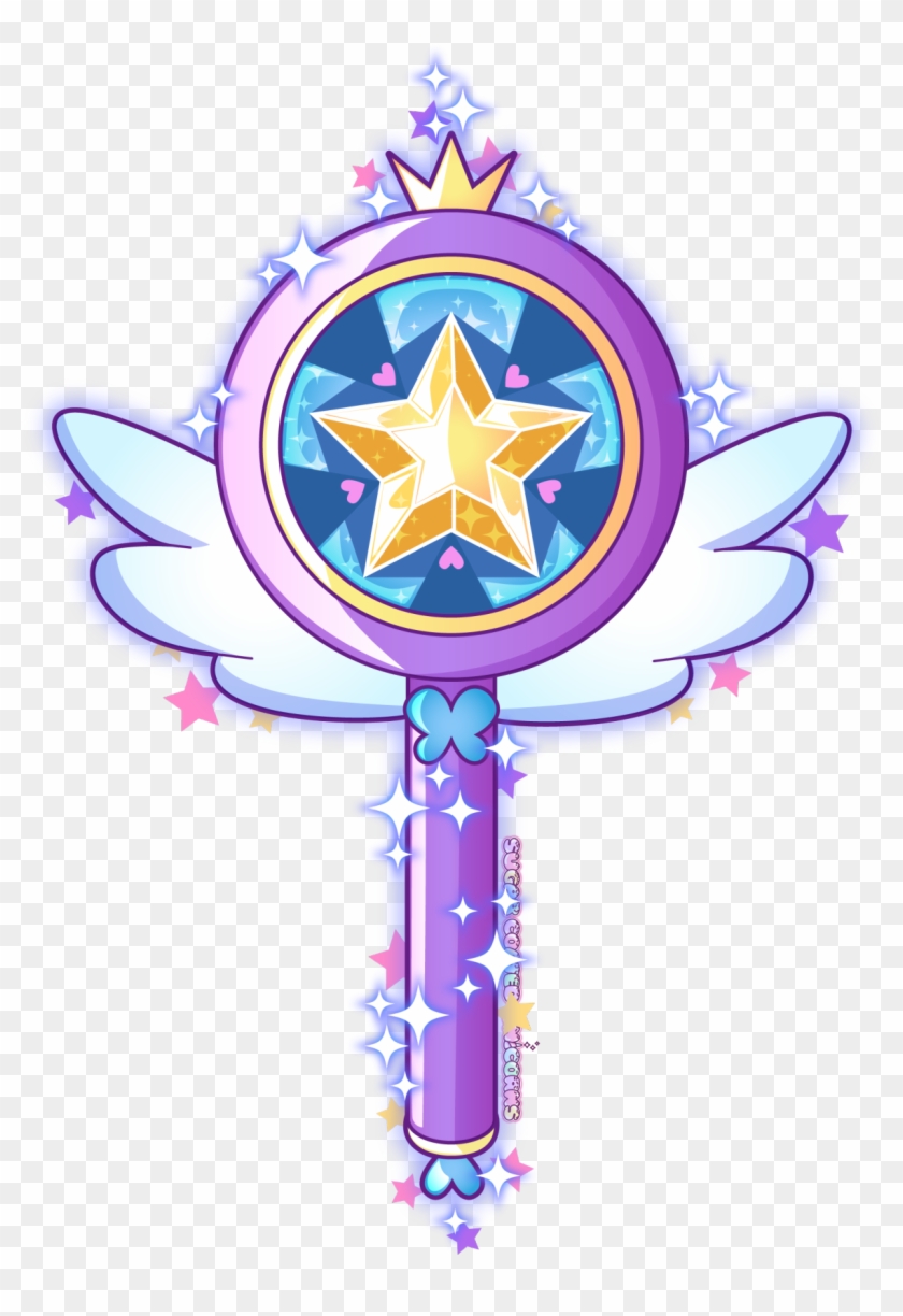 Sugar Coated Unicorns - Magical Girl Wand Png #1296401