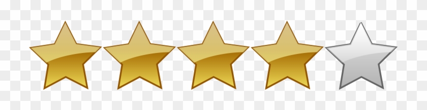 Movie - 4 Star Rating Png #1296816