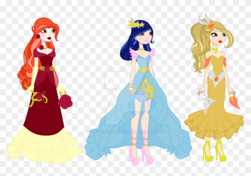 Thronecoming Outfits By Littleyellowpikachu - Ever After High #1296879