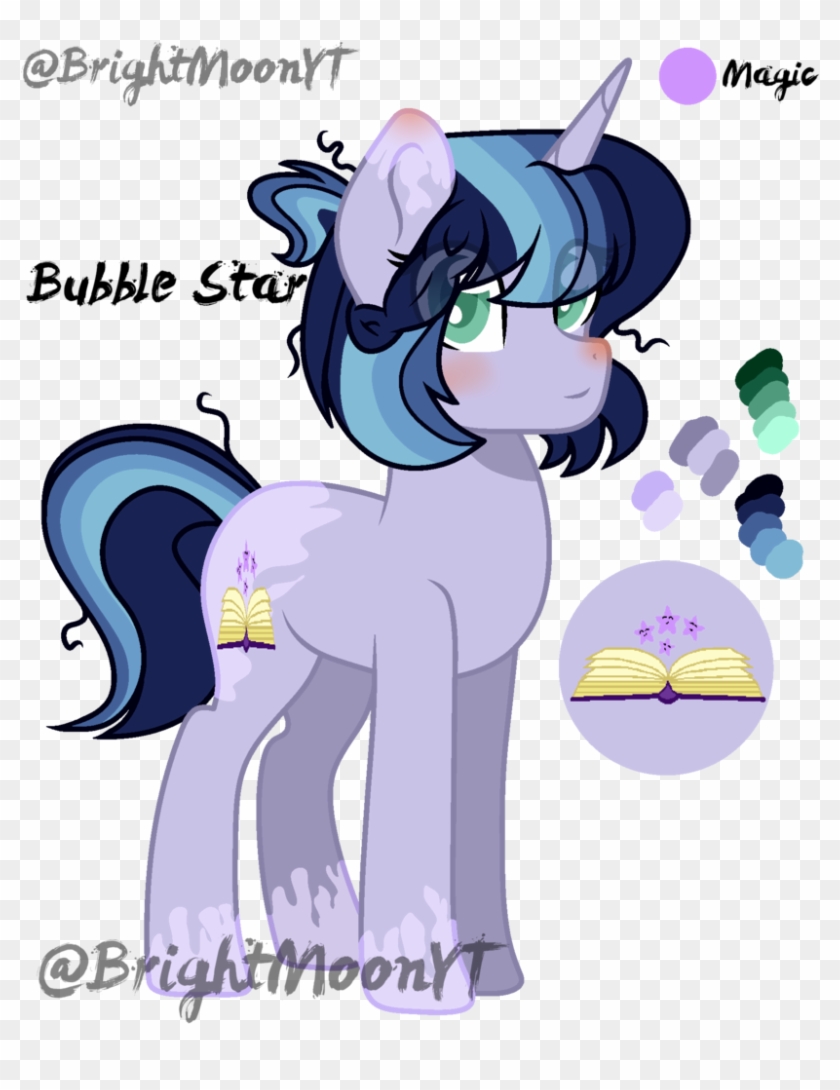 Brightmoonyt, Female, Mare, Oc, Oc - Cartoon #1296917