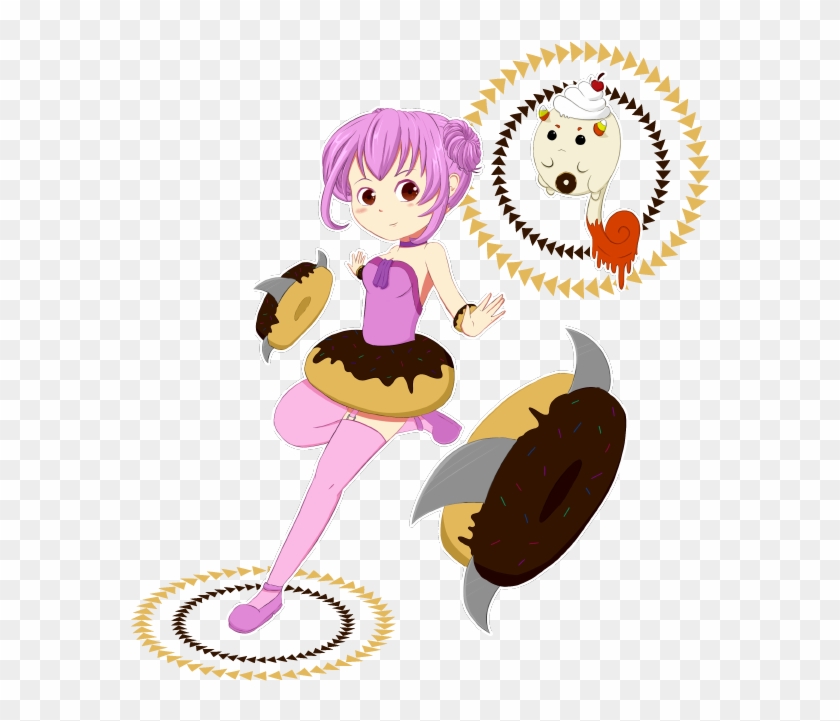 Magical Girl Donut By Aichanwakawaiidesu - Cartoon #1297717
