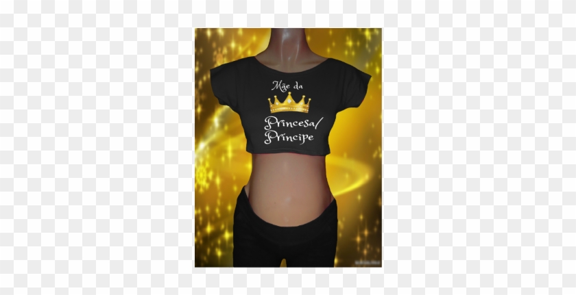 Cropped Mãe Coroa Dourada - Girl #1297769