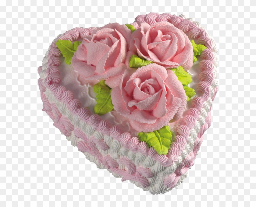 Bolos De Coração, Bolos De Menina, Rosas Cor De Rosa, - Торты Фото #1298111