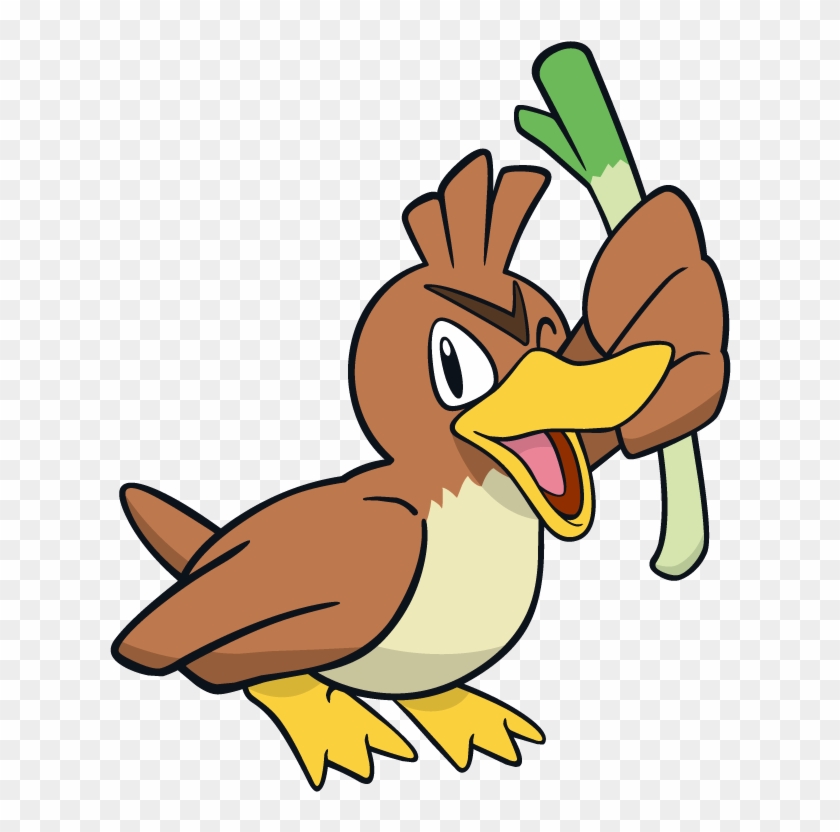Farfetchd Pokemon Character Vector Art - Pokemon Farfetch D #1298123