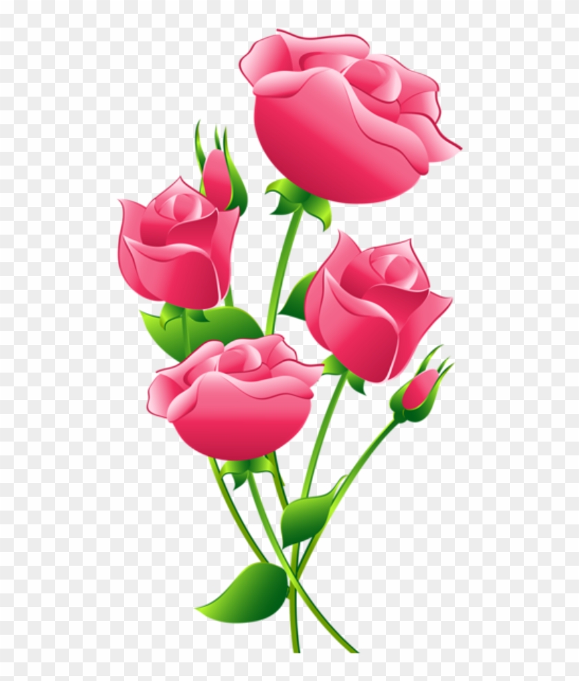 Flores Rosa Cor De Rosa 6 Png - Clip Art Pink Rose #1298127