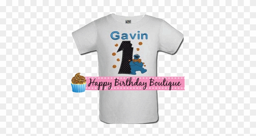 Boys Sts Birthday Cookie Monster Number Shirt - Circus Clown! Shirt Or Onesie #1298205