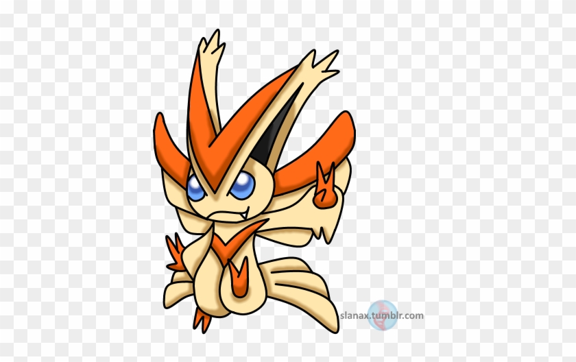 Photo Mega Victini Psychic/fire - Cartoon #1299158