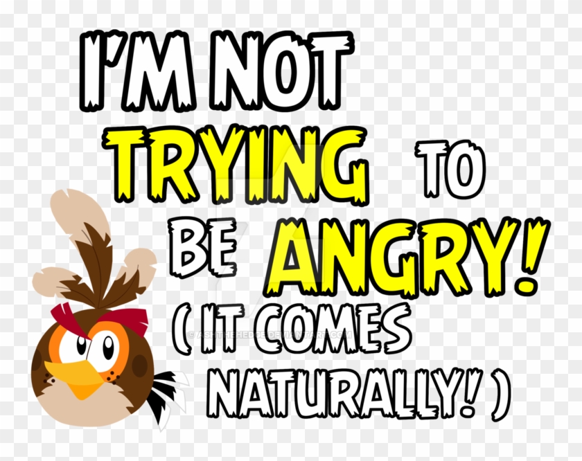 Brown Angry Birds T-shirt Design By Ashthehedge - Cartoon #1299183