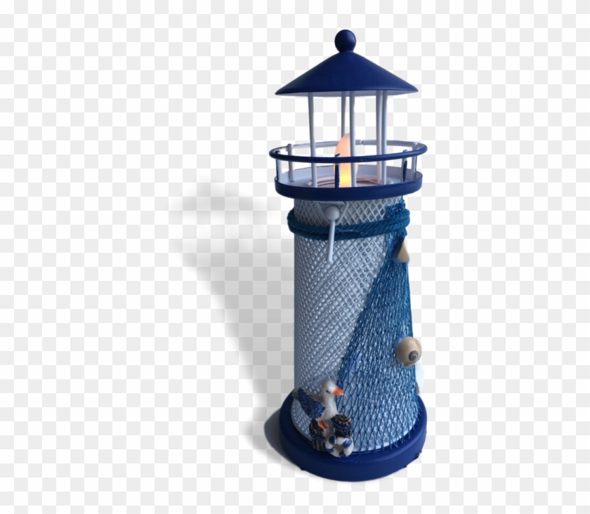 Medium Size Of Candle Holder - Blue And White Ighthouses #1299535